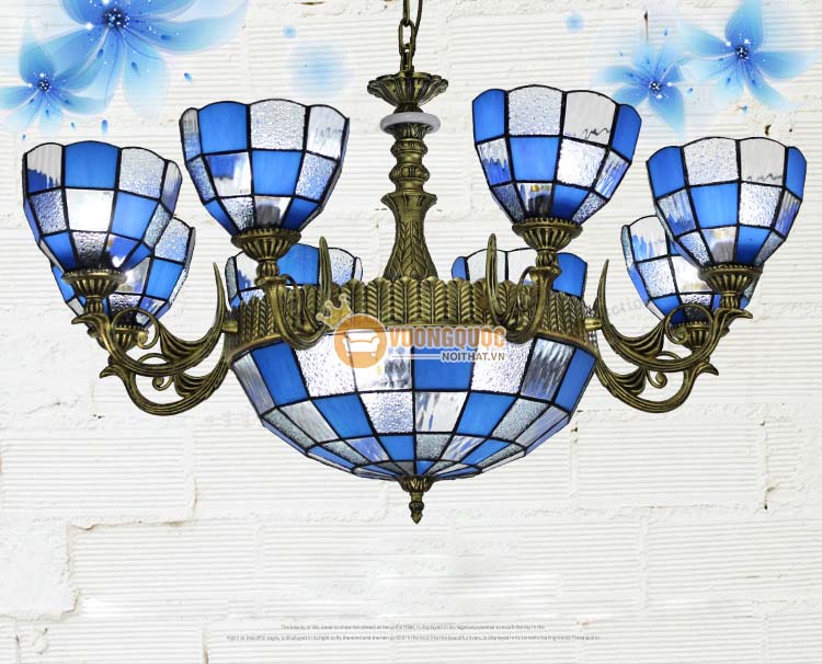 Đèn chùm trang trí Tiffany Yb207-1